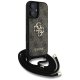 Чехол Guess 4G Big Logo Cord Strap Crossbody для iPhone 16 Коричневый