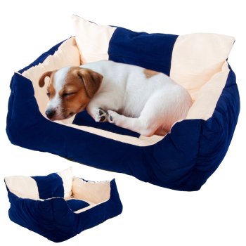 Soft Bed for Dogs and Cats, Size S, 54x36x15 cm