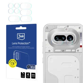 Гибридное защитное стекло для камеры 3mk Lens Protection на Nothing Phone (4a)