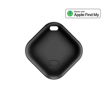 Setty TAG 02 Find My viedais meklētājs ar silikona maciņu, melns