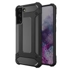 Samsung Galaxy S22 5G (SM-S901) Armor Guard Plastic + TPU Hybrid Case Cover, Black | Telefona Vāciņš Maciņš Apvalks Bampers