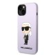 Karl Lagerfeld vāciņš iPhone 14 Plus Silicone Ikonik Balts