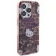 Hello Kitty iPhone 15 Pro vāciņš IML Tags Graffiti, rozā