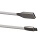 Maclean MCTV-833W plakans Micro-USB kabelis, 1m, Balts