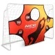 Neo-Sport futbola vārti 245 x 155 x 80 cm ar mērķa sienu