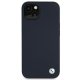BMW iPhone 13 mini Case Silicone Signature, Navy Blue