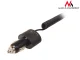 Maclean MCE76 Automašīnas Lādētājs ar Lightning Kabeli, 2xUSB, 5.2A, 1.8m, Melns