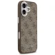 Чехол Guess 4G Classic Logo MagSafe для iPhone 17, коричневый