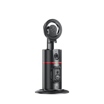 Yesido SF20 magnētiskais stabilizators ar sejas izsekošanu AI 360° 1200mAh, melns