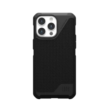 Apple iPhone 15 Pro Max 6.7'' UAG Metropolis Lt Magsafe Hard Case Cover, Kevlar Black