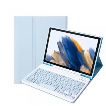 Samsung Galaxy Tab A8 10.5 (2021) (2022) (SM-X200/X205) 2-in-1 Case Cover with Bluetooth Keyboard, Blue | Vāks Apvalks...