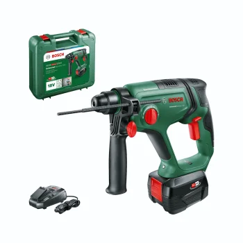 Akumulatora perforators Bosch UniversalHammer 18V, 1x 4.0 Ah akumulators, lādētājs un koferis