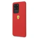 Чехол Ferrari для Samsung Galaxy S20 Ultra Silicone, красный