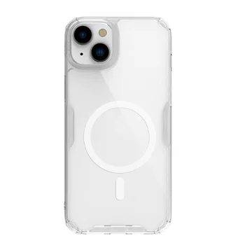 Nillkin Nature Pro Magnetic vāciņš priekš iPhone 15 Plus, caurspīdīgs