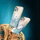Чехол Kingxbar Phoenix для iPhone 14 Plus с кристаллами, золотисто-синий