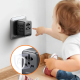 Joyroom JR-TCW01 Travel Wall Charger 17W ( EU / US / UK / JP / AU / CN ), Black | Uzlādes Ierīce Lādētājs Adpaters...