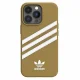 Чехол Adidas для iPhone 13 Pro Max OR Molded Case PU, бежевый / золото