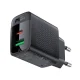 Сетевое зарядное устройство Acefast A78 GaN PD 20W Черный