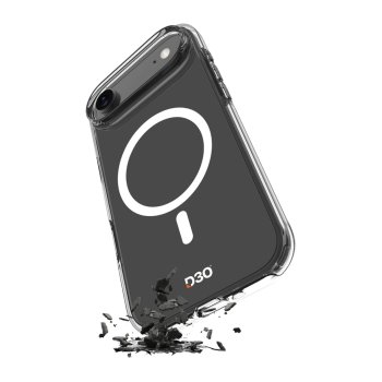 Чехол Puro для iPhone 17 Air Impact Clear D3O MagSafe, прозрачный
