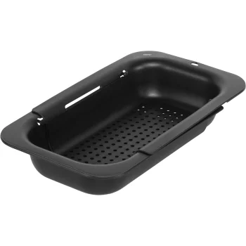 Izlietnes siets Gefu DRENARE, regulējams 34.5-47 cm, melns