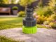 Garden Hose Quick Connector 1/2 and 3/4 Inch Tap Adapter DIVO, green-black