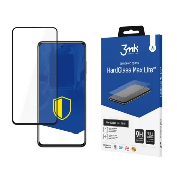 Защитное стекло 3mk HardGlass Max Lite для Xiaomi POCO X3, Черное