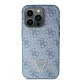 Guess iPhone 14 Pro vāciņš Crossbody 4G Metal Logo, zils