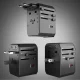 SBS Universal GaN ceļojumu adapteris 70W, 3xUSB-C / 2xUSB-A, melns