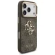 Guess 4G Classic Logo vāciņš ar siksniņu iPhone 17 Pro - Brūns