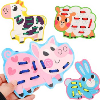 Логическая игра "Плетение, животные" Jhtoy-428