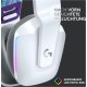 Logitech G733 Lightspeed bezvadu spēļu austiņas, baltas