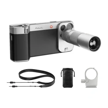 Camera Accessory Set PGYTECH RetroVa for iPhone 16 Pro Max with Grip and Telephoto Lens