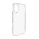 Puro 03 Nude vāciņš iPhone 16 Plus tālrunim, caurspīdīgs