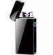 Compact Plasma Lighter with USB Charging, Black