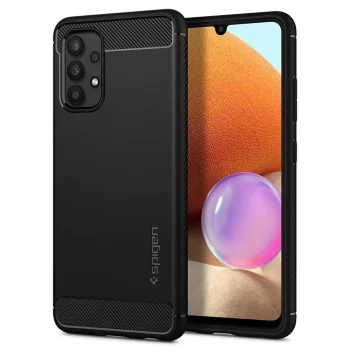 Spigen Rugged Armor vāciņš Samsung Galaxy A52 / A52s, melns