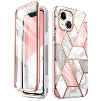 Supcase iPhone 14 Plus vāciņš Cosmo, sārts marmors