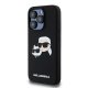 Karl Lagerfeld iPhone 15 Pro Max Case Silicone Karl & Choupette MagSafe, Black