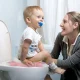 Детский горшок 3в1 Nicekids с накладкой на унитаз, розовый
