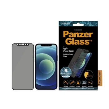 Защитное стекло PanzerGlass E2E Super+ для iPhone 12 mini, черное