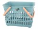 Shopping basket handy for mushrooms vegetables folding handles picnic