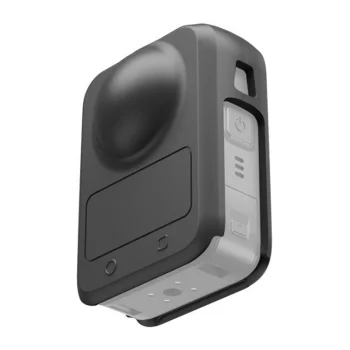 PULUZ PU789B silikona vāciņš ar objektīva vāku priekš DJI Osmo 360, melns