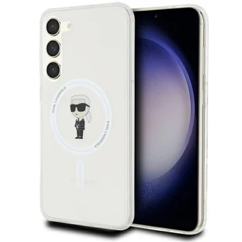 Чехол Karl Lagerfeld для Samsung Galaxy S24+ IML Ikonik MagSafe, прозрачный