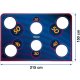 Neo-Sport Football Goal Target Net 215 x 150 cm