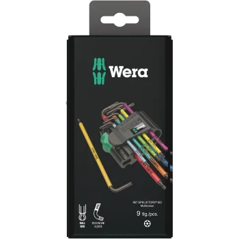 Wera 967/9 TX BO SB L-key set, 9 pcs.