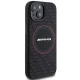 Mercedes AMG Silicone Carbon Pattern MagSafe Case for iPhone 13 / 14 / 15 - Black