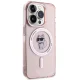 Чехол Karl Lagerfeld для iPhone 15 Pro IML Choupette MagSafe, розовый
