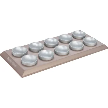 Marcato Ravioli Tablet Ravioli Tray with Rolling Pin, Powder Pink