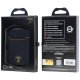 Lamborghini D1 Genuine Leather MagSafe Wallet - Black/Orange