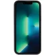 Чехол Audi для iPhone 13 Pro Max Synthetic Leather MagSafe, черный