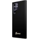 Guess Silicone Vintage Gold Logo Case for Samsung Galaxy S23 Ultra Black